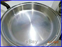 Kitchen Craft 12 Qt Stock Pot & 12 Familie Skillet 5 Ply Multicore Stainless