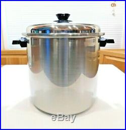 Kitchen Craft 20.5 Qt Stock Pot Colossal Cooker 5 Ply Multicore Stainless Steel