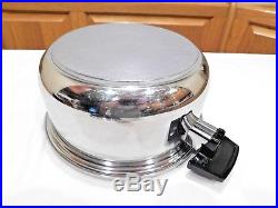 Kitchen Craft 4qt Familie Stock Pot Slow Cooker Base 5 Ply Stainless Vented LID