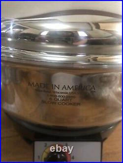 Kitchen Craft 6 QT Stock Pot 7PLY Stainless Americraft Cookware Made USA NEW