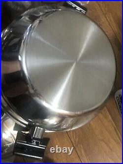 Kitchen Craft 6 QT Stock Pot 7PLY Stainless Americraft Cookware Made USA NEW
