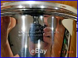 Kitchen Craft 8 Qt Stock Pot & Dome LID 5ply Multicore Stainless Steel West Bend