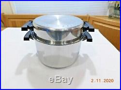 Kitchen Craft 8 Qt Stock Pot & Dome LID 5ply Multicore Stainless Steel West Bend