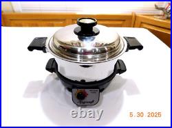 Kitchen Craft Americraft 4 Qt Stock Pot Slow Cooker T304 Stainless Waterless