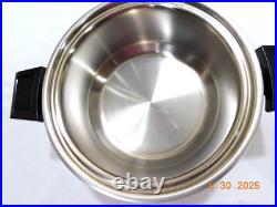 Kitchen Craft Americraft 4 Qt Stock Pot Slow Cooker T304 Stainless Waterless