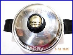 Kitchen Craft Americraft 4 Qt Stock Pot Slow Cooker T304 Stainless Waterless