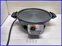 Kitchen Craft Americraft 4 Qt Stockpot Stainless Electric Slow Cooker Base & Lid