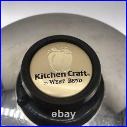 Kitchen Craft By West Bend 4 Quart Stainless Stock Pot with Vented Lid Pre Owned