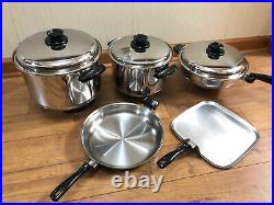 Kitchen Craft Cookware West Bend Stock Pot Multicore Stainless 7Ply USA