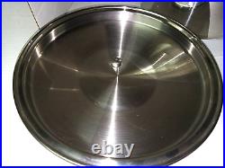 Kitchen Craft West Bend 6 Quart Stockpot With Steamer Stainless Waterless NICE