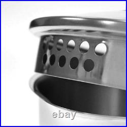 Krona Stainless Steel 5-Qt Vented Pot with Straining Lid