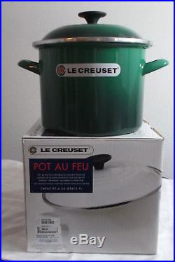 LE CREUSET 6 QT Enameled Stainless Steel Stockpot Soup Pot Cactus/Juniper Green
