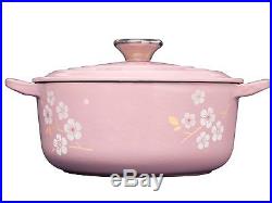 LE CREUSET Cocotte Ronde Sakura Flower collection 25 anniversary #With Tracking