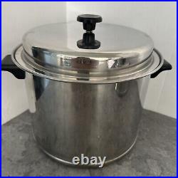 LIFETIME COOKWARE T304 STAINLESS STEEL 8 QUART DUTCH OVEN STOCKPOT with LID