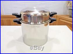 LIFETIME West Bend 12QT Roaster Stock Pot & Dome Lid T304CC Stainless Waterless