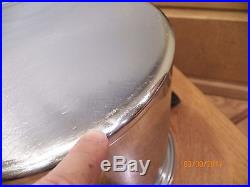 LIFETIME West Bend 12QT Roaster Stock Pot & Dome Lid T304CC Stainless Waterless