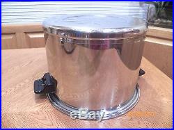 LIFETIME West Bend 8QT Roaster Stock Pot & Dome Lid 18-8 Stainless Waterless
