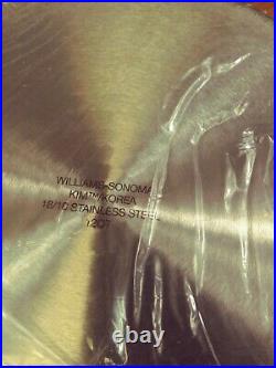 LK 12QT Williams Sonoma 4pc 18/10 Stainless Stockpot Strainer Steamer Lid