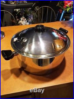 Large 16 Qt Saladmaster System 7 Tp304-316 Roaster Surgical Stainless Steel Pot