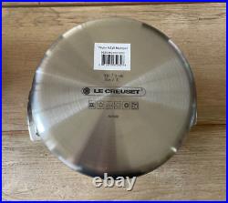 Le Creuset 3-Ply Stainless Steel Multipot/Pasta Pot/Colander/Steamer 5.25q/5LNEW