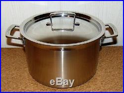 Le Creuset 7.5 Qt Stainless Steel 9.5 Stock Pot With Lid