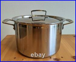 Le Creuset Classic Stainless Steel Stockpot, 7 1/2-Qt. With Lid