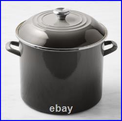 Le Creuset Enameled-Steel Stock Pot with Stainless-Steel Knob 16-Qt / FULL COLOR