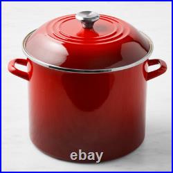 Le Creuset Enameled-Steel Stock Pot with Stainless-Steel Knob 16-Qt / FULL COLOR