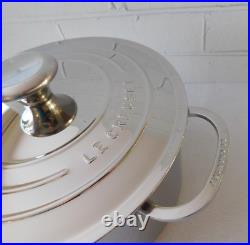 Le Creuset Tri-Ply Stainless Steel Stockpot with Lid, 7 Quart New