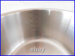 Le Creuset Tri-Ply Stainless Steel Stockpot with Lid, 7 Quart New