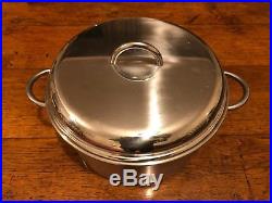 Le Pentole stainless steel stockpot 28cm with lid Made in Italy