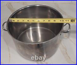 Letang & Remy Stock Pot Steamer & Lid, Stainless Copper Core, France cookware