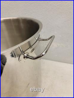 LibertyWare Stock Pot Stainless Steel 37 Quart Mint