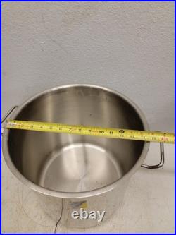 LibertyWare Stock Pot Stainless Steel 37 Quart Mint