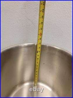 LibertyWare Stock Pot Stainless Steel 37 Quart Mint