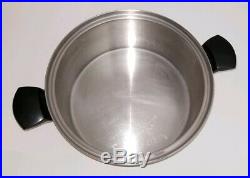 Lifetime T304 CC Stainless Steel 12 Element 6-Qt Dutch Oven 11 Stock Pot with Lid