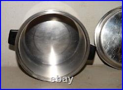 Lifetime Waterless cookware 4 quart stock pot stainless steel vintage cooking L2