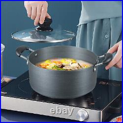 Locci stock Pot with Glass Lid Aluminum