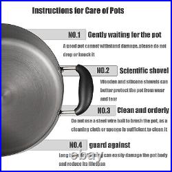 Locci stock Pot with Glass Lid Aluminum