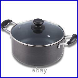 Locci stock Pot with Glass Lid Aluminum