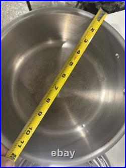 Lot 5 Pcs ALL CLAD made In USA Anodized Stainless Steel soup Pot Fry Pan Lids A+