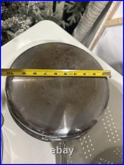 Lot 5 Pcs ALL CLAD made In USA Anodized Stainless Steel soup Pot Fry Pan Lids A+