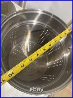 Lot 5 Pcs ALL CLAD made In USA Anodized Stainless Steel soup Pot Fry Pan Lids A+