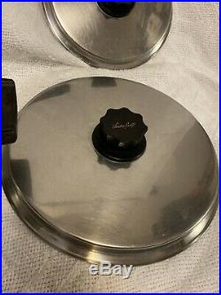 Lustre Craft 6 Qt. 3 PLY Stainless Steel Stock Pot, & 3Qt. Sauce Pot/Pan WithLids