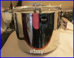 MEPRA Inox 18/10 Stainless Energia 13 Liter (13.74 qt) Stock Pot withLid NEW