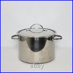 MPS Magnalite Professional Stainless Steel 8 Qt Stockpot #3622 with Lid