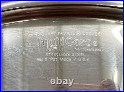 MULTI-CORE FAMILIE COOKER 5-Ply Stainless 12 Qt. Huge Stock Pot & Lid