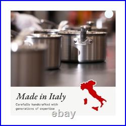 Made In Cookware 6 Quart Stainless Steel Stock Pot With Lid 5 Ply Stainle