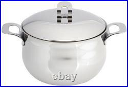 Made in Italy 7-1/2 QT Stainless Stockpot WithSandwiched Base