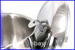 Made in Italy 7-1/2 QT Stainless Stockpot WithSandwiched Base